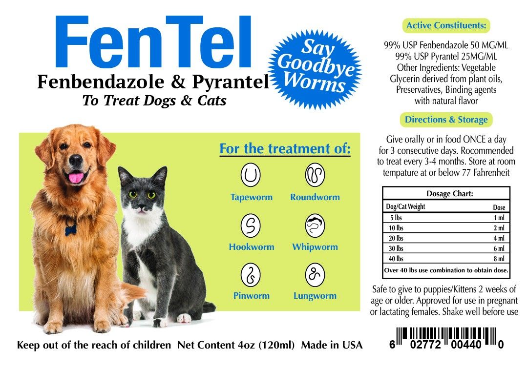 Fentel De-wormer 120ML