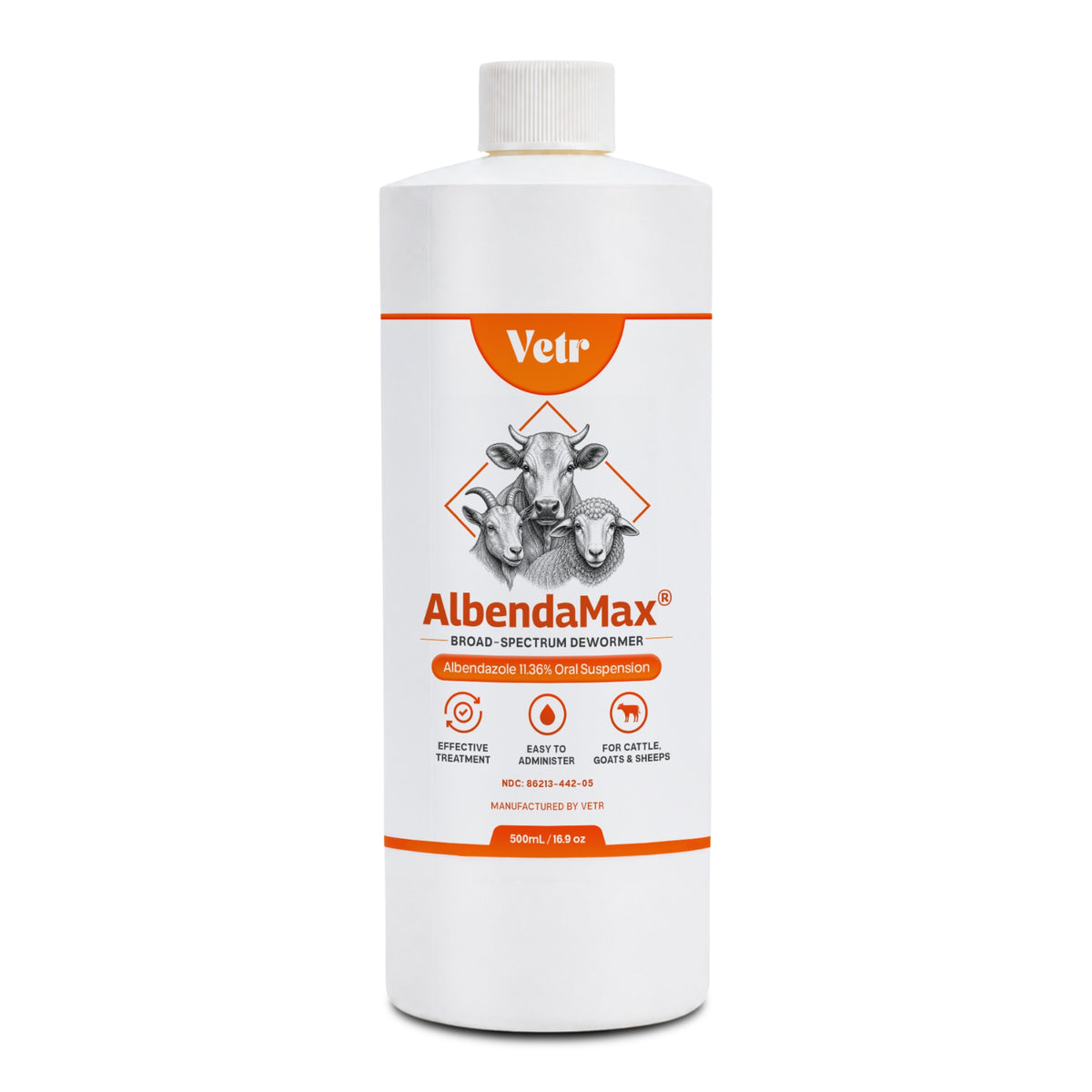 AlbendaMax 11.36% Albendazole Oral Liquid for Horses, Cattle & Sheep