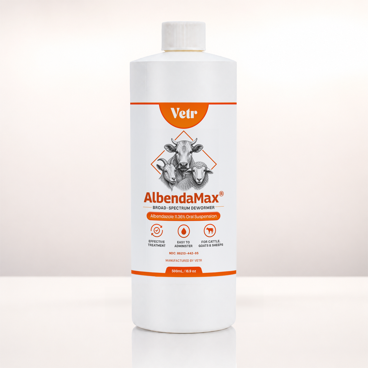 AlbendaMax 11.36% Albendazole Oral Liquid for Horses, Cattle & Sheep