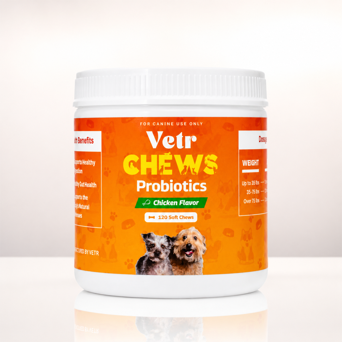 Vetr Soft Chews for Dogs (Probiotic, Hip & Joint, Multivitamin, Allergy Relief)