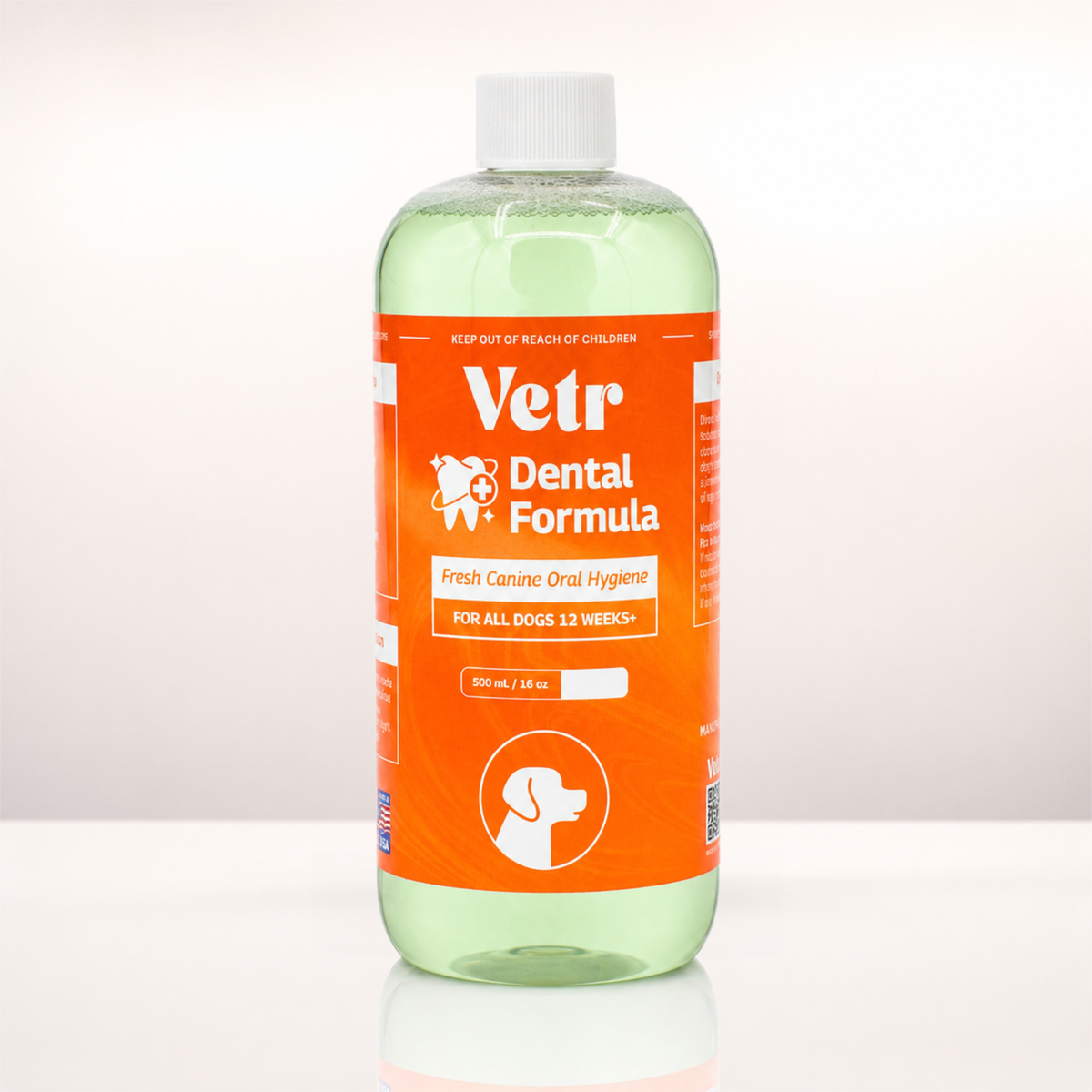Dental Formula Fresh Enzyme Oral Care Additive for Dogs, 500mL