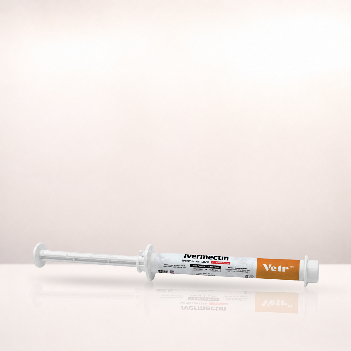 Vetr 1.87% Ivermectin Oral Paste for Horses & Sheep, 6cc, Apple Flavor