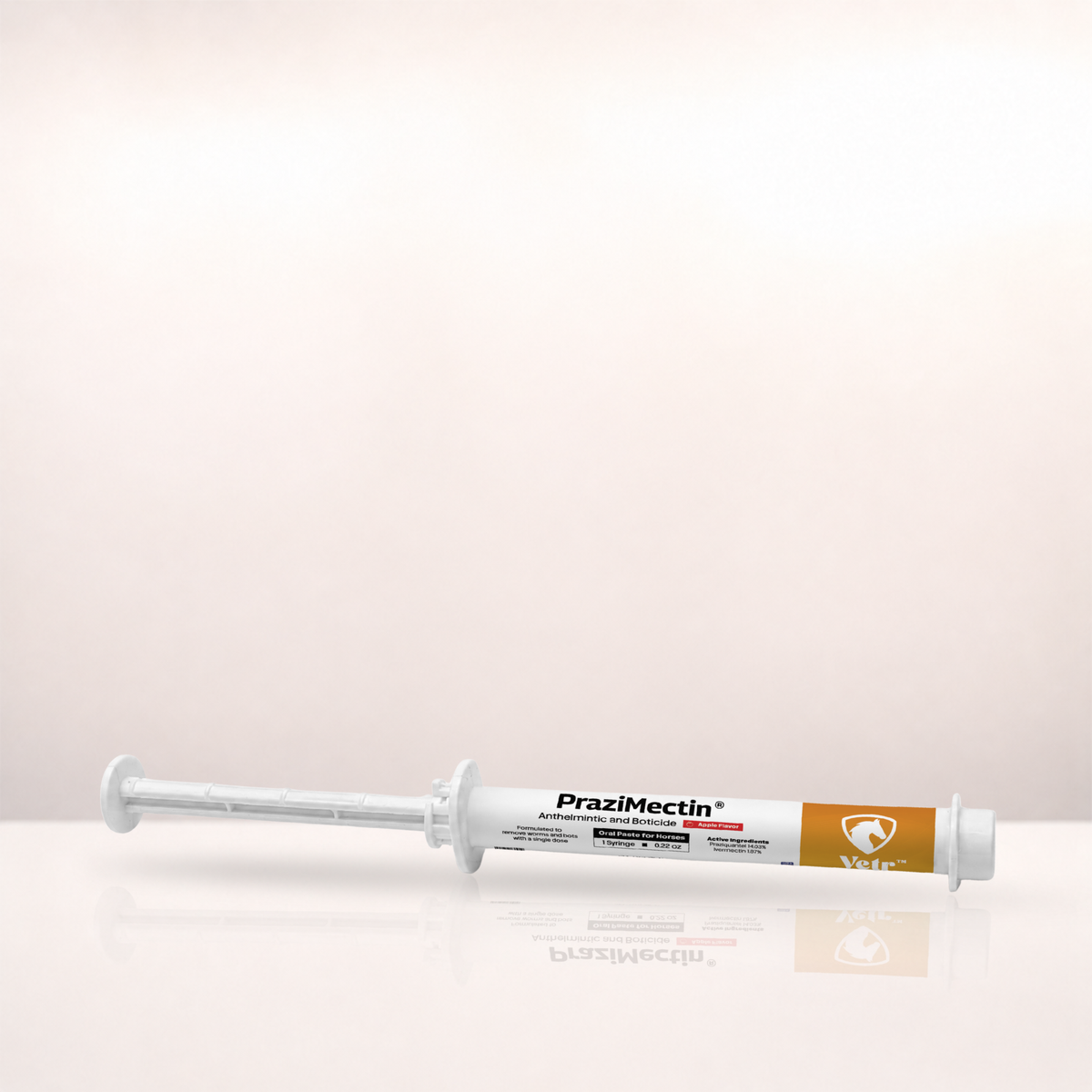 PraziMectin Praziquantel + Ivermectin Oral Paste for Horses, 0.225 oz Syringe, Apple Flavor