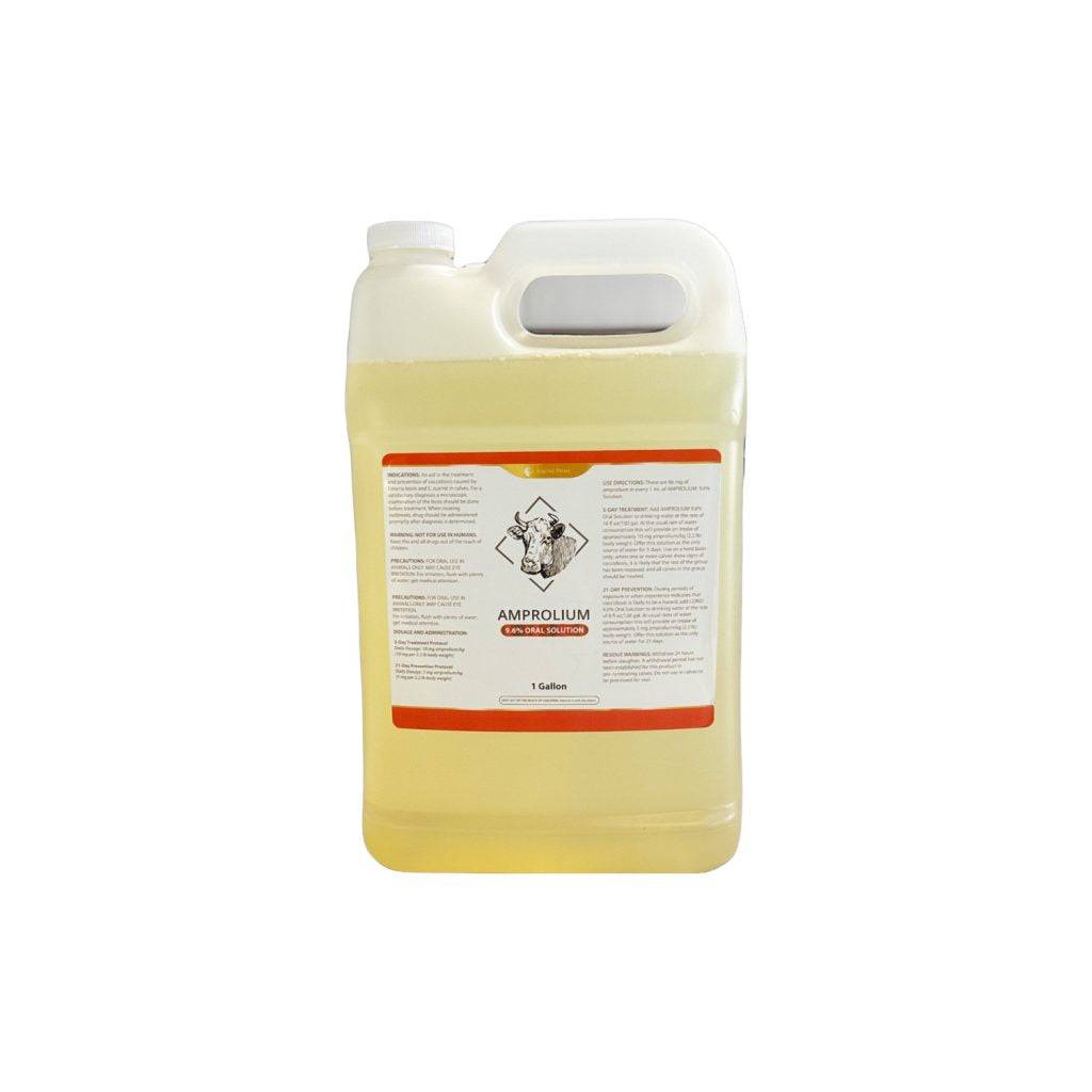 Amprolium 9.6% Oral Solution for Horses &amp; Cattle 1 Gallon