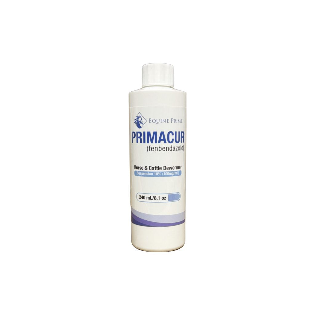 Primacur De-wormer Oral Liquid for Dogs, Cats &amp; Horses (Fenben) 240ML