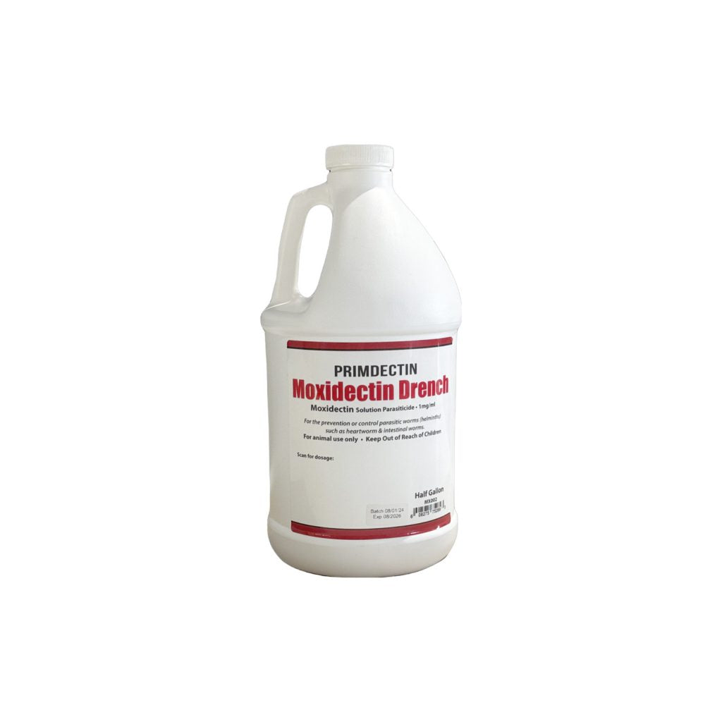 Moxidectin Drench for Livestock &amp; Pets – 1/2 Gallon(Primdectin)